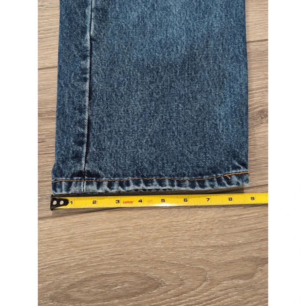 LEVI'S 505 MENS JEANS SZ 38x29(36x29Actual)Blue Straight Regular MEDIUM Wash EUC